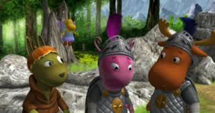 Backyardigans Tale Of The Mighty Knights Mighty Knight Cartoon Network Characters Childhood Tv Shows
