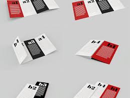 Download Free Four Fold Brochure Mockup Mockuptree