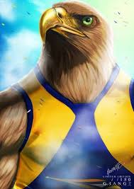 West coast eagles wallpaper 2018 finals. Pin On Aussie Rules Mascot Art By Grange Wallis Afl