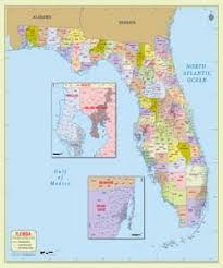Detailed road map of south of florida state. Florida County Map Counties In Florida Maps Of World