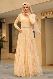 Tesetturlu Abiye Elbise Boncuk Detayli Bej Tesettur Abiye Elbise 39560bej Tesetturisland Com Hijab Fashion Dresses Pakistani Fashion
