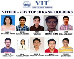 But when students sit for placements, then the same companies come for both particular branch students and students belonging from a branch with some specialization. Viteee 2019 Result Declared At Vit Ac In Check Top 10 Rank Holders Times Of India