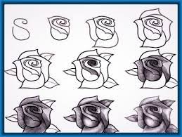 ▷ 1001 + ideas de dibujos fáciles de hacer paso a paso. Rosas Para Dibujar Paso A Paso Faciles Nail Art