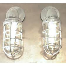 Pair Vintage Industrial Sconce Wall Lights Very Factory