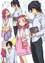 nono hana and george kurai (precure and 1 more) drawn by nanonin | Danbooru