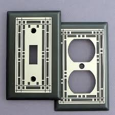Light Plates And Outlet Plates Frank Lloyd Wright Inspired Arts Crafts Style Art Deco Decor Art Deco Pattern