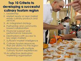 Culinary Tourism Tapping Into The New Economy