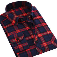Gamis bahan katun jepang (asli) , motif salur , onde, kotak: Kemeja Flanel Lengan Panjang Pria Motif Kotak Kotak Size S Red Jakartanotebook Com