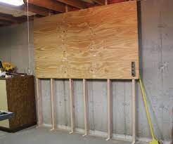 Think more on the lines of painted concrete block, much smoother, rather than a rougher brick. No Drill Studs For Basement Tool Wall 5 Steps With Pictures Instructables
