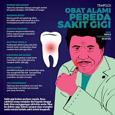Apikalau tertusuk durimungkin…masih dapat kutahantapi ini sakit lebih sakitkecewa… karena cinta jangankan dirikusemut pun kan marahbila terlalu… sakit begini daripada sakit hatilebih baik sakit gigi inibiar tak. Meredakan Sakit Gigi Dengan Bahan Alami Grafis Tempo Co