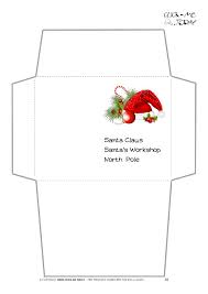 745 x 1053 jpeg 179 кб. Envelope For Letter To Santa Claus Craft Black White Santa Hat 18