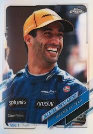 Daniel Ricciardo McLaren Autographed Official Driver Card