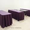 Sale sokano table skirt cover table cloth table skirt cover for wedding banquet party decor (120cm x 60cm) rm 41.20 rm 80.90 −49%. 1