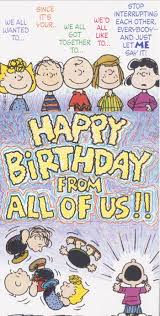 Clip Art Funny Birthday Wishes Peanuts Happy Birthday From All Birthday Wishes Funny Birthday Wishes For Kids Happy Birthday Friend