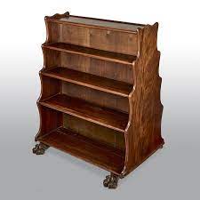 Regency Mahogany Double Sided Waterfall Open Bookcase At 1stdibs This practical case could serve several purposes in the home. regency mahogany double sided waterfall open bookcase