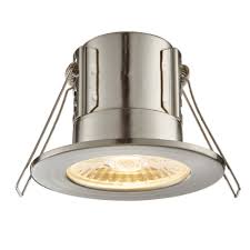 Dimmable led downlights, ceiling downlight www.leddownlights.net. Shield Eco 500 Ip65 4w 3000k Dimmable Led Downlight In Satin Nickel