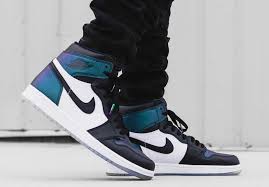 Jordan 1 Mid Se White Black Royal On Feet Air Jordan 1 All Star Chameleon On Feet Www Anpkick Com Air Jordans Jordans Jordan 1 Retro High
