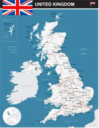 Central intelligence agency, unless united kingdom: Uk Map Map Of The United Kingdom