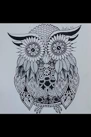 Imagen Via We Heart It Https Weheartit Com Entry 148572139 Art Artist Doodle Draw Drawing Owl Doodling رسم فن بو Easy Drawings Art Geometric Tattoo