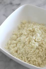 If you're following a recipe that calls for ounces, there are about 4 ounces (by weight) of riced cauliflower in one cup. Perfect Pressure Cooker Cauliflower Rice Low Carb Delish