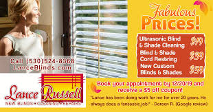 Find opening times for the nearest blind cleaners and other contact details such as address, phone number, website. Lance Russell Lance Blinds Twitter