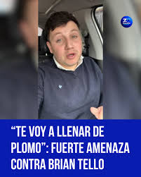 ⚠️?? El referente de La Libertad Avanza en Zavalla, Brian Tello, denunció  haber recibido una amenaza de muerte luego de publicar críticas contra el  manejo institucional de la comuna. ? Días atrás,