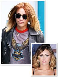 Here, she decided to play around with contrasts and revealed her. Miley Cyrus Gets Cinnamon Ombre Strands Instyle