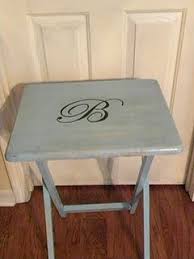 The Southern Super Mom Tv Tray Table Revamp Tv Trays Tv Tray Makeover Tv Tray Table