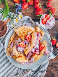 Grundrezept Crepes Mit Vanille Vegan Klara S Life Rezept Rezepte Crepes Lebensmittel Essen