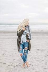 Winter Beach Style In Southern California Winter Beach Outfit California Outfits Winter Beach