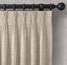 Custom made drapes, fully lined, french pleats 2 finger. 3 Fold French Pleat Drapery Rh