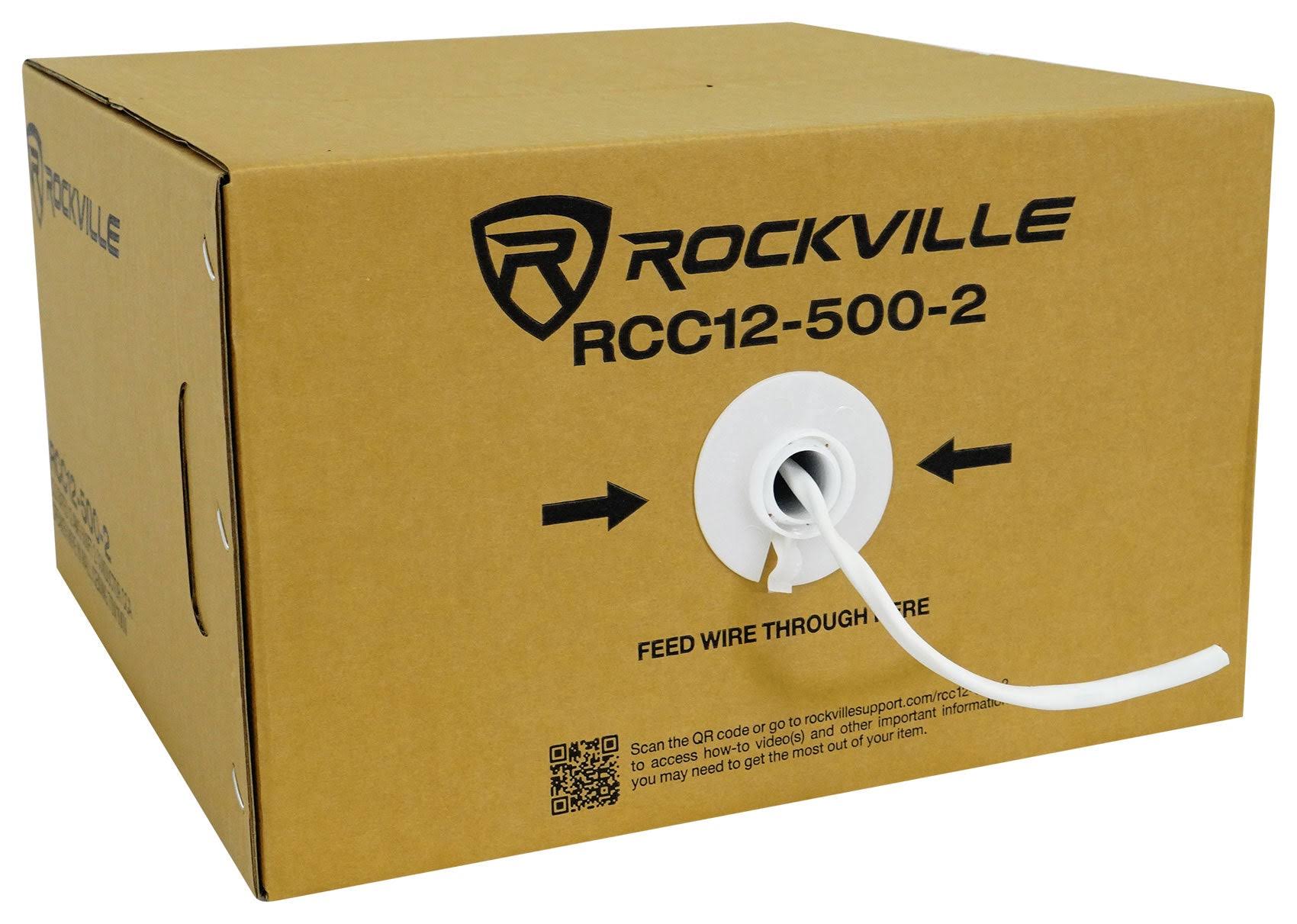 Rockville CL2 Rated 12 AWG CCA Speaker Wire In Wall Ceiling 70V