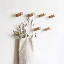 Modern Wood Hook Wood Peg Hook Wall Hook Hat Rack Holiday Etsy Coat Hooks Wall Mounted Wooden Coat Hooks Modern Wall Hooks