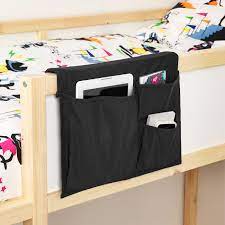 Ikea strisce x il letto. Stickat Tasca Per Letto Nero 39x30 Cm Ikea It