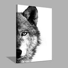 Best gift ideas for your loved ones, who fancy art. Wolf Artwork Canvas Wall Art Wild Animal Picture Wildlife Painting For Bedroom 24 X 18 X 1 Panel Buy Online In United Arab Emirates At Desertcart Ae Productid 182177401