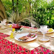 It should be monogrammed if possible. African Table Setting Ideas For A Summer Dinner Party Jamila Kyari