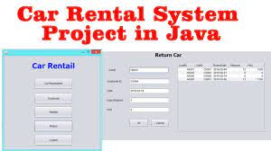 This car rental system developed by java. Car Rental System Project In Java Part 1 Youtube