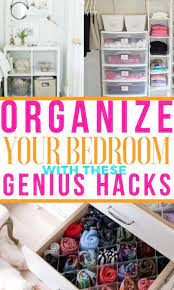 These Organizing Hacks Are The Best I Am So Happy I Found These Great Organizing Ideas And Organization Bedroom Closet Organization Diy Organization Hacks Diy