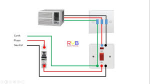 If you were to gut an air conditioner and disconnect all the wires, you could use this video as a template to wire it all back u. Window Ac Wiring Connection Diagram Ryb Electrical Ceiling Fan Wiring Ac Wiring Ceiling Lights