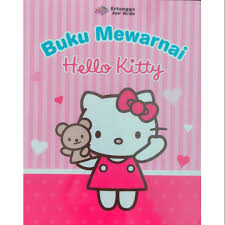 Download gambar mewarnai kartun hello kitty cetak. Buku Mewarnai Hello Kitty Shopee Indonesia