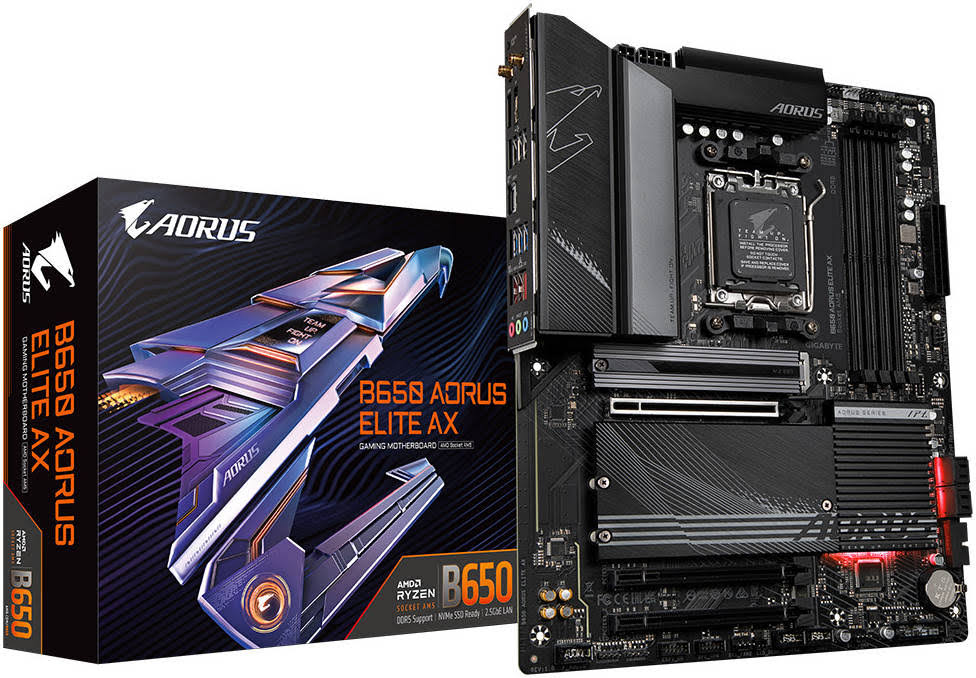Gigabyte B650 aorus ELITE AX AM5 AMD B650 Motherboard