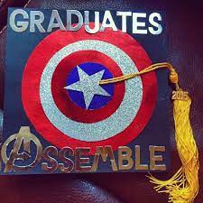 That S Soo Cool I Would Like A Target One For Hawkeye Or And Arc Reactor For I Kindergarten Graduation Cap College Graduation Cap Decoration Diy Graduation Cap
