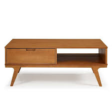 A coffee table is the focus of any living room furniture layout and creates the perfect spot for entertaining. Caramel 1 Drawer Mid Century Modern Coffee Table Kirklands