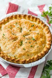 Chicken Pot Pie Recipe With A Flaky Crust Filled With Juicy Chicken And Veggies In Gravy Homemade Ch In 2020 Chicken Pot Pie Chicken Pot Pie Recipes Pot Pies Recipes