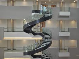 Below shown is a spiral staircase design. Curved Stair Stringer Custom Stair Stringer Spiral Staircase