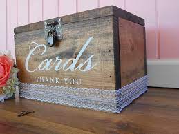 Locking Card Box Rustic Wedding Card Box By Downintheboondocks Card Box Wedding Rustic Card Box Wedding Rustic Wedding Cards