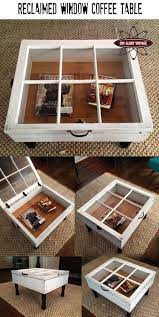 Fyi, you can use some old materials like your old window and polish or paint them before. Simple Ideas That Are Borderline Genius 43 Pics Diy Furniture Window Coffee Table Home Crafts