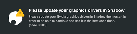 This means whenever you update your windows device drivers are also updated, if available. S 103 Update Your Graphics Drivers In Shadow Shadow Support En