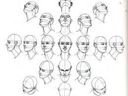 Right Brain Draw Sphere Form Of The Human Head At Various Angles Drawings Art Drawings Drawing The Human Head