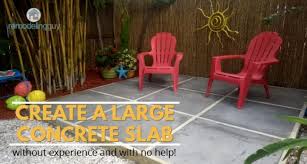 A typical concrete slab will cost between $113 and $126 per cubic yard (27 cubic feet) or $5.35 to $6.17 per square foot on average. Pouring A Large Slab By Yourself With Sakrete Crack Resistant Concrete Sakrete